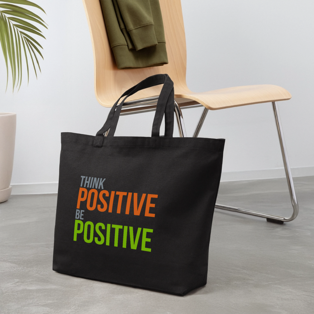 Eco-Friendly Cotton Tote - black