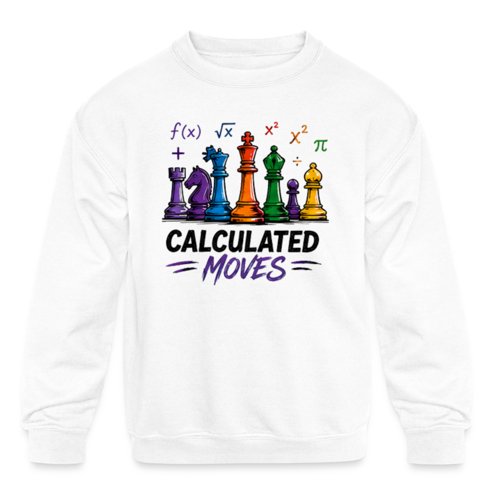 Kids' Crewneck Sweatshirt - white