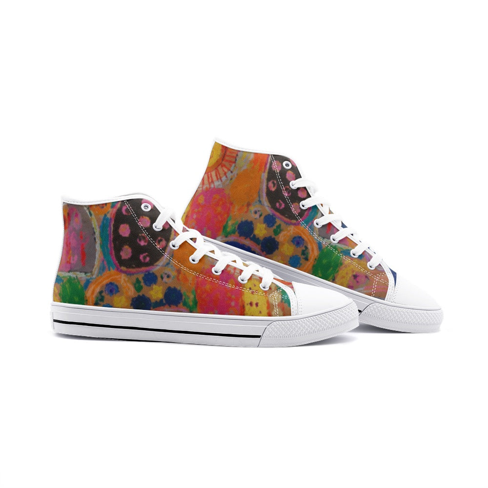 Unisex High Top Canvas Shoes Printy6