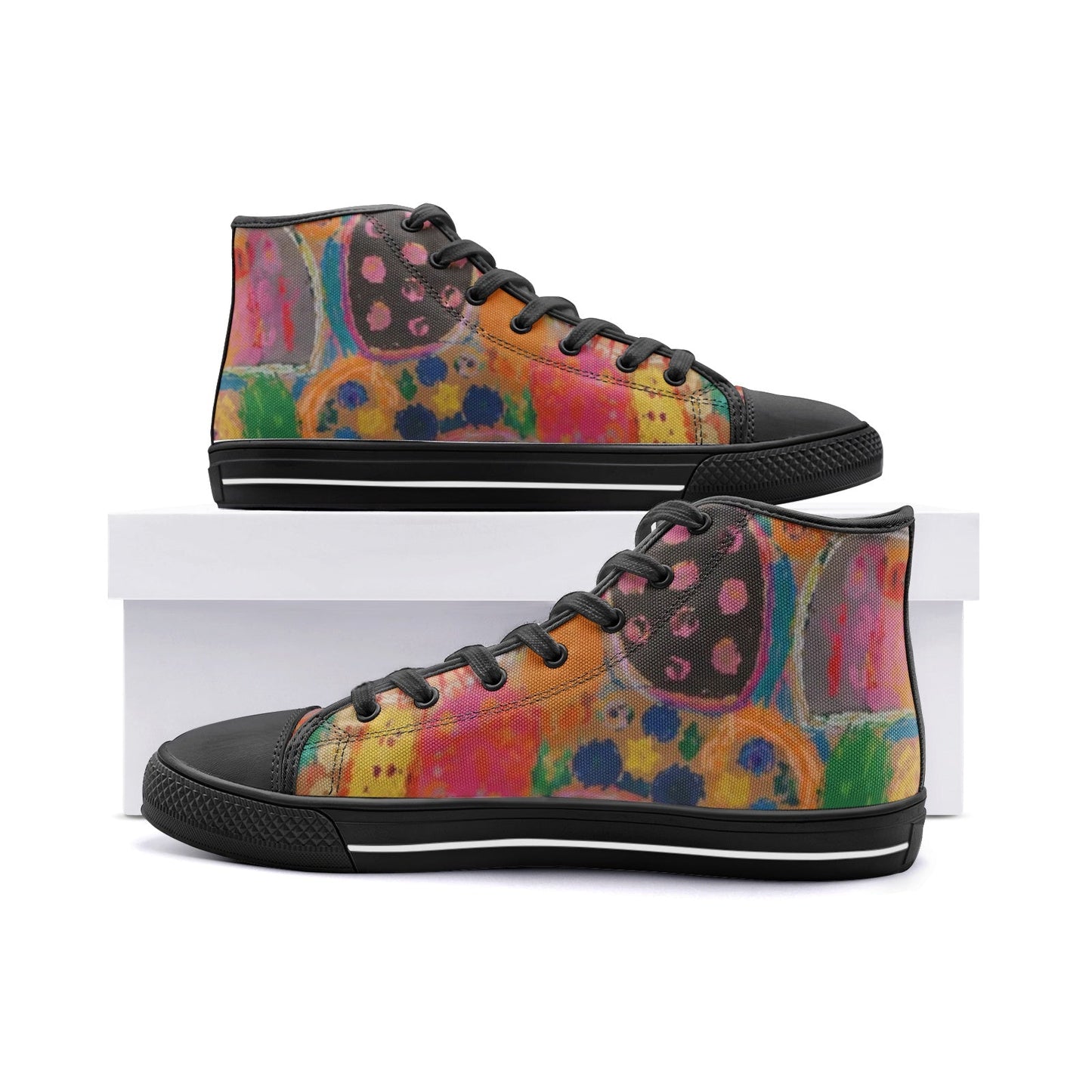 Unisex High Top Canvas Shoes Printy6