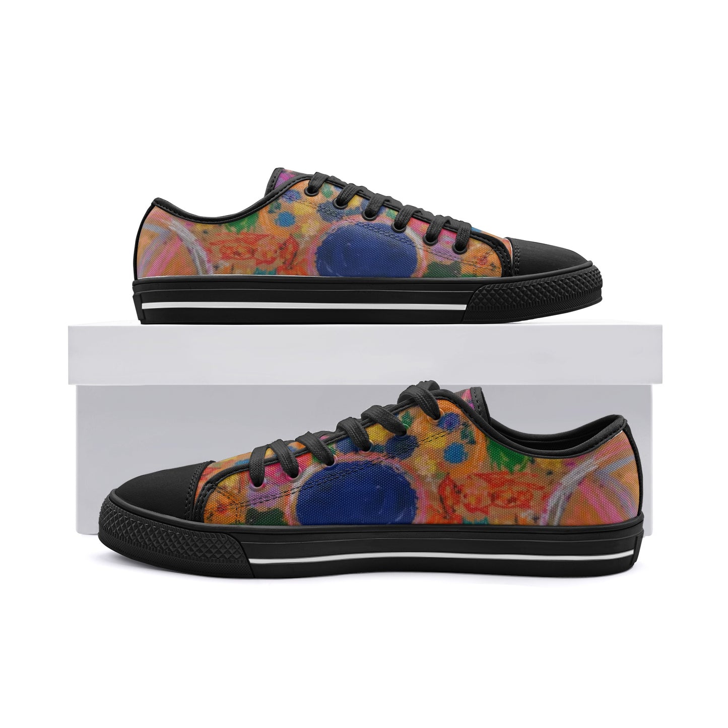 Crayon Art Low Top Canvas Shoes – Unisex