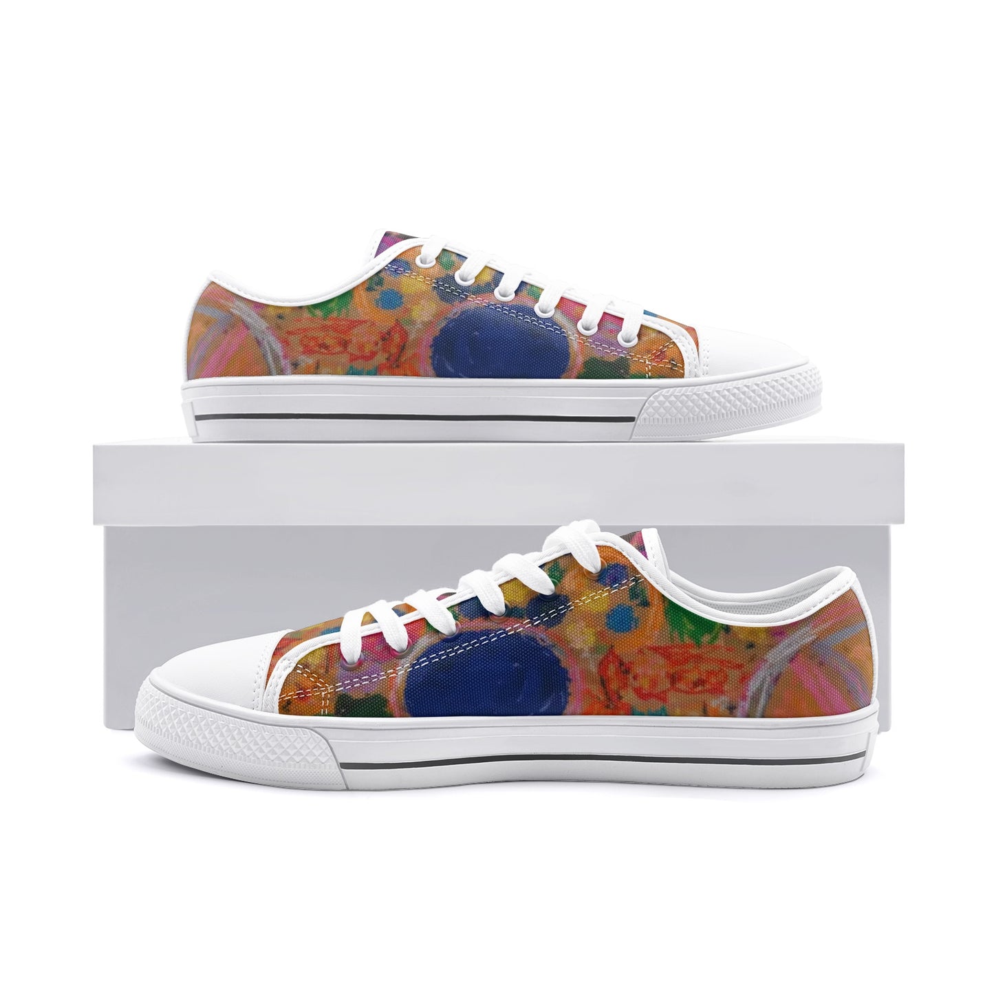 Crayon Art Low Top Canvas Shoes – Unisex