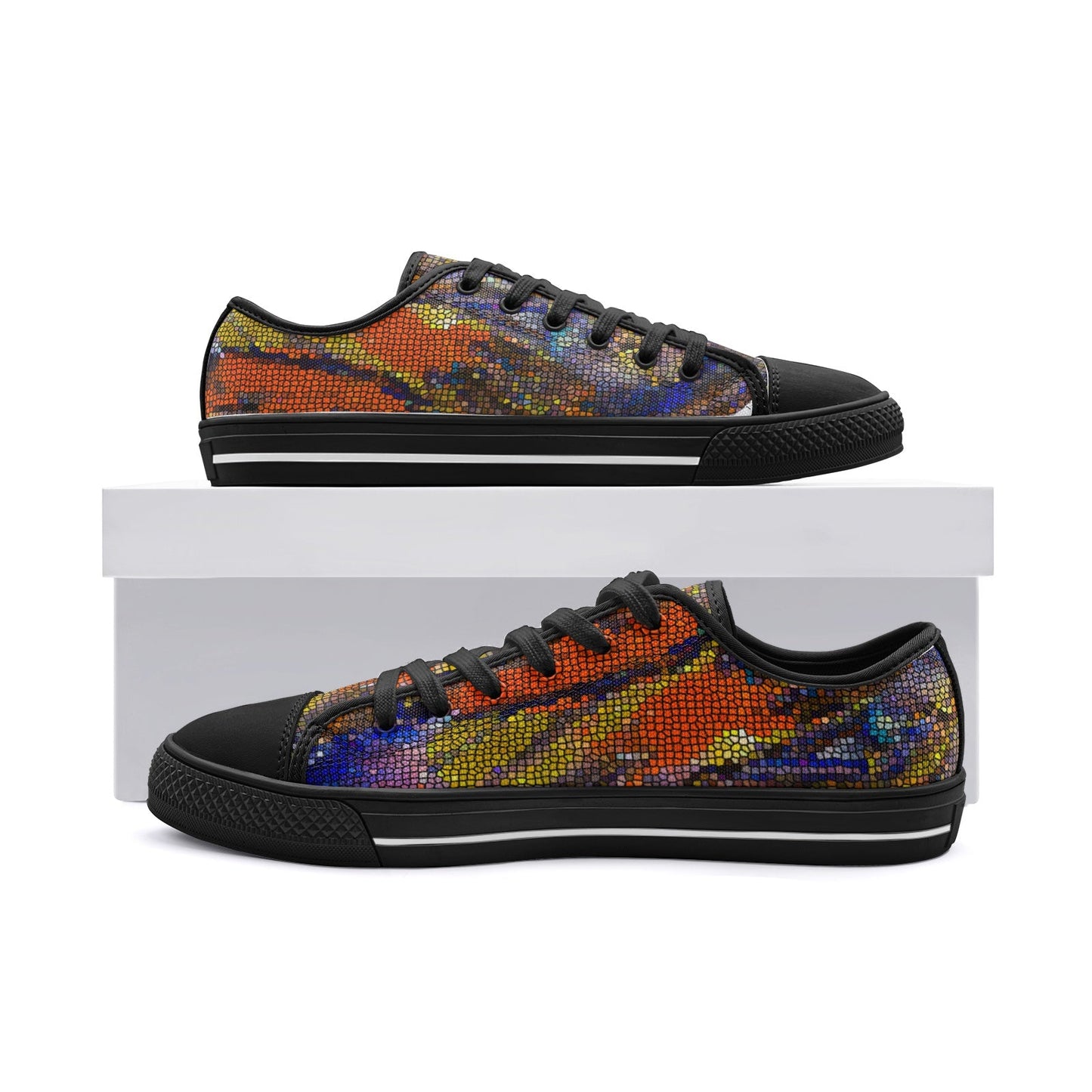 Unisex Low Top Canvas Shoes Printy6