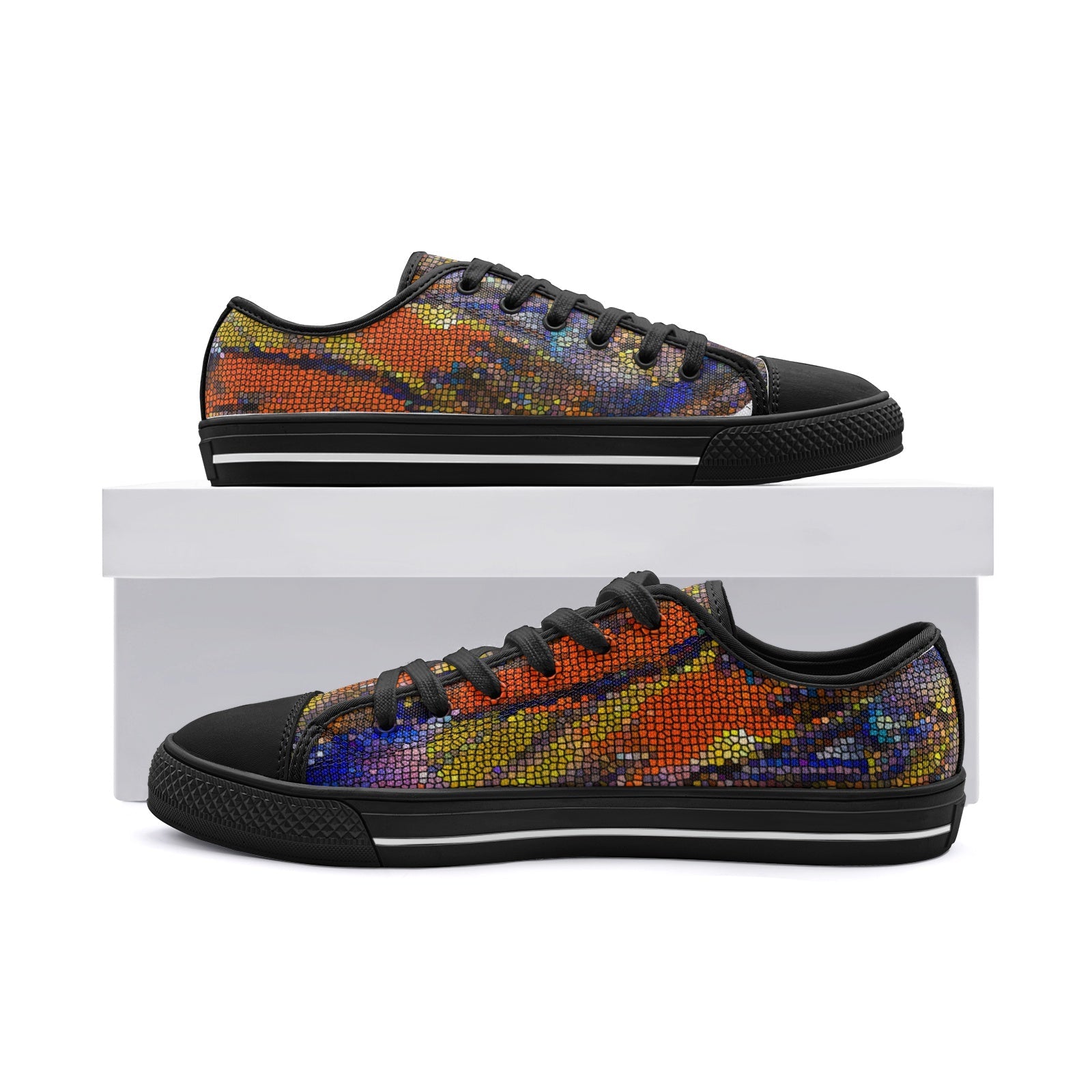 Unisex Low Top Canvas Shoes Printy6
