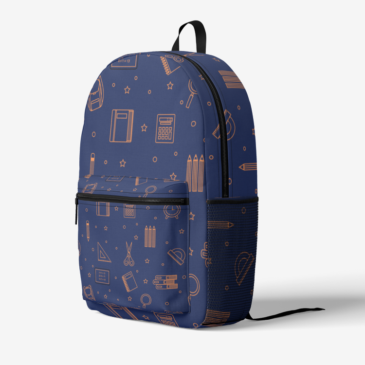 Retro Colorful Print Trendy Backpack