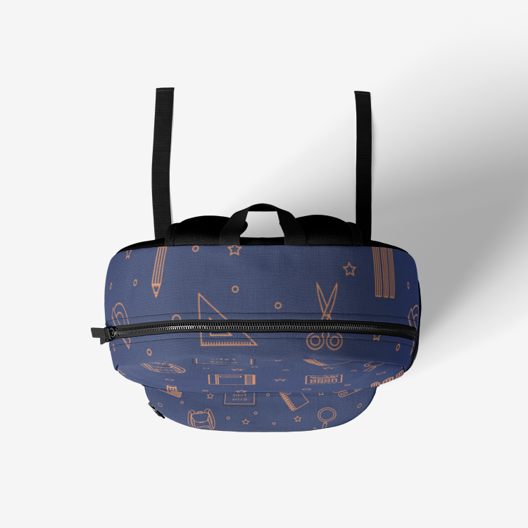 Retro Colorful Print Trendy Backpack Printy6