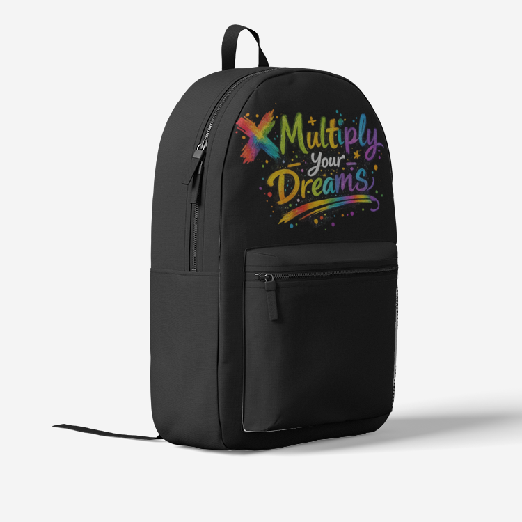 Retro Colorful Print Trendy Backpack Printy6