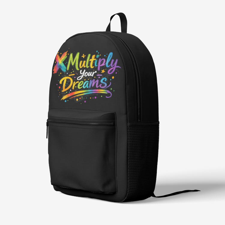 Retro Colorful Print Trendy Backpack Printy6