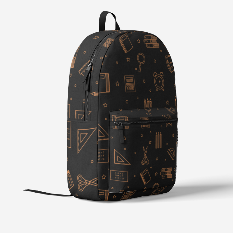 Retro Colorful Print Trendy Backpack