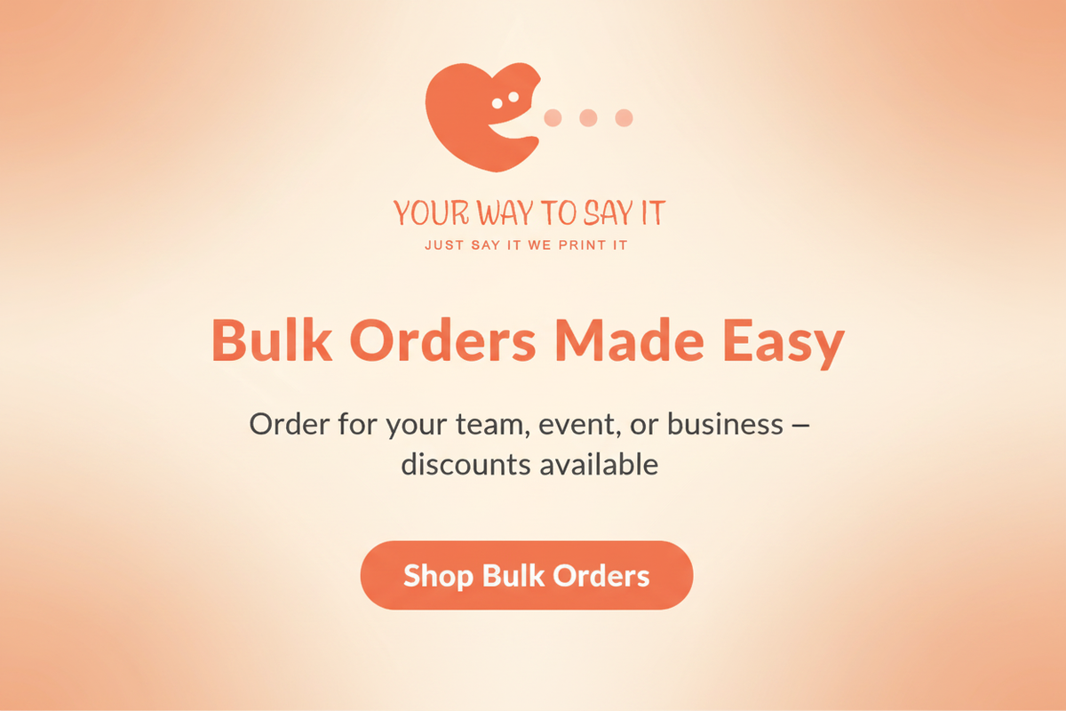 Bulk Orders Banner with Logo
