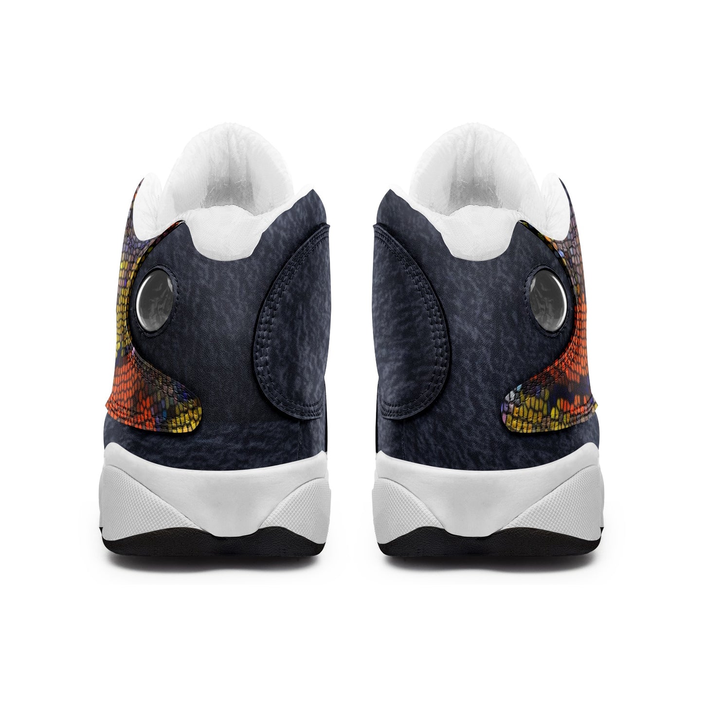 Mosaic Art High Top Leather Sneakers – Unisex
