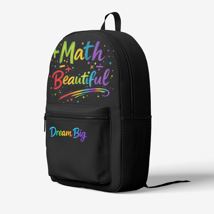 Retro Colorful Print Trendy Backpack Printy6