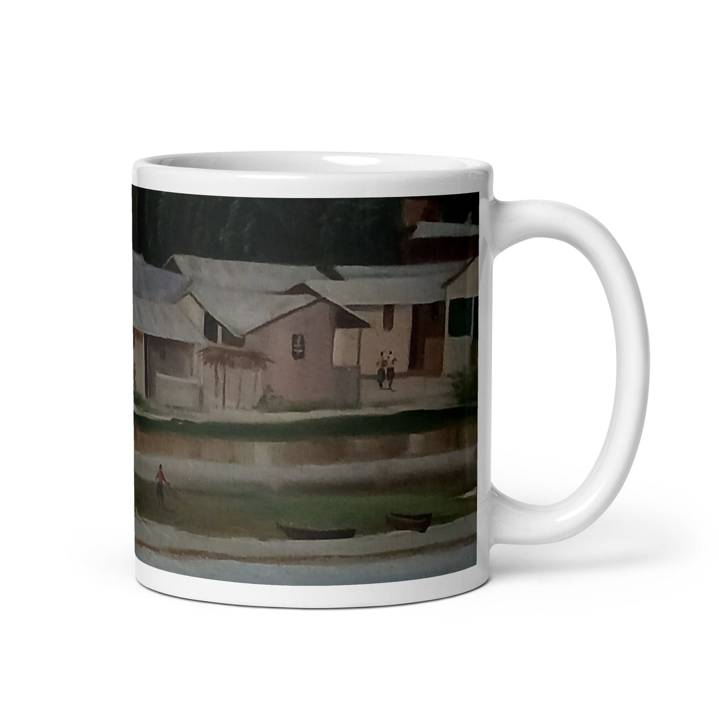 White glossy mug find your way to say it