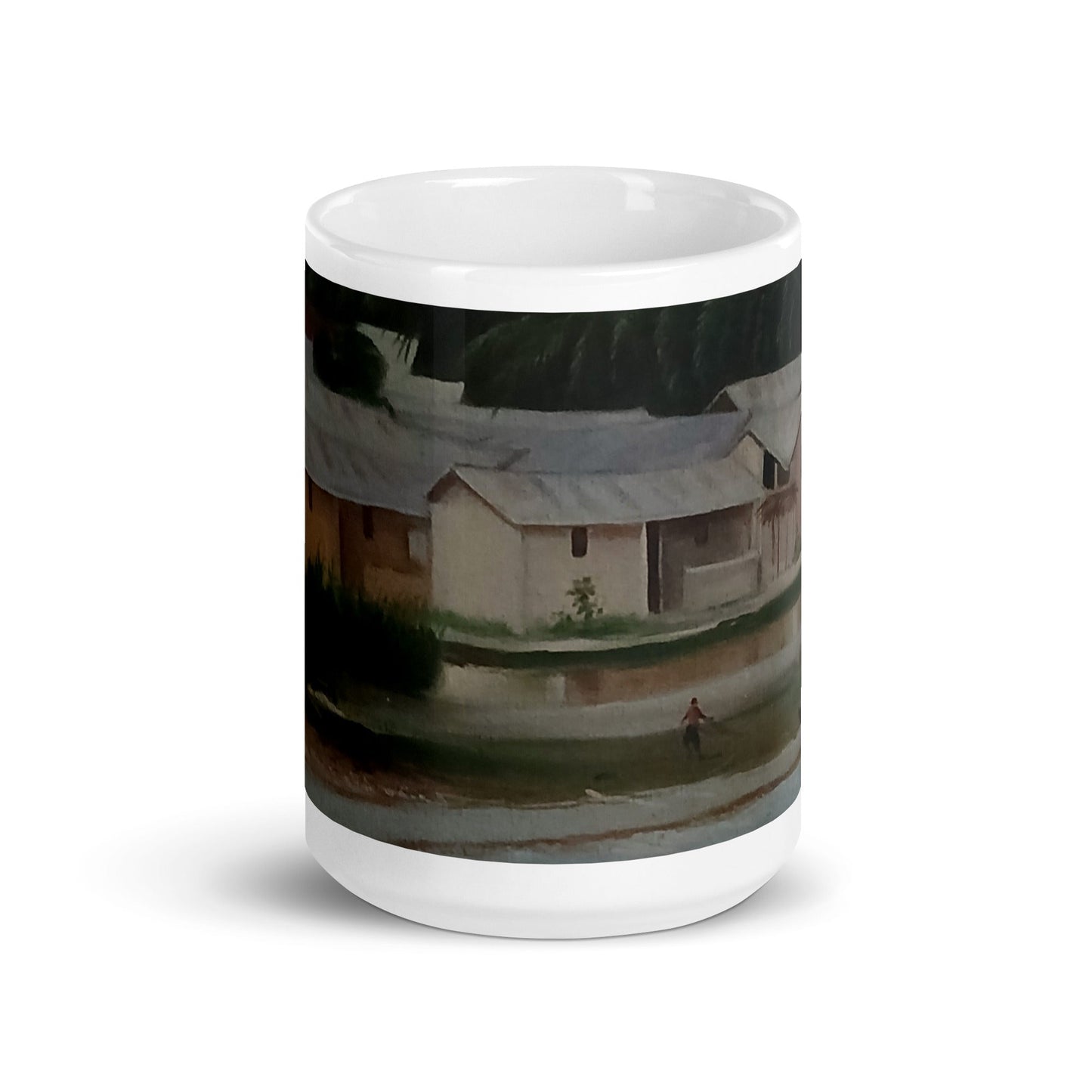 White glossy mug find your way to say it