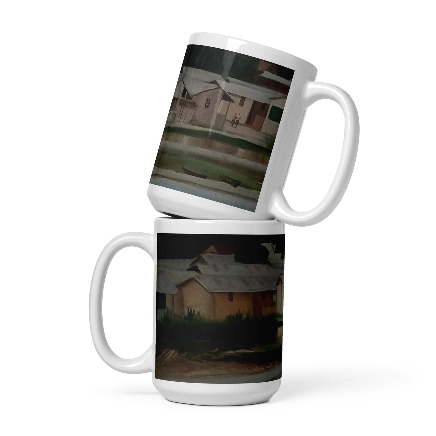 White glossy mug find your way to say it