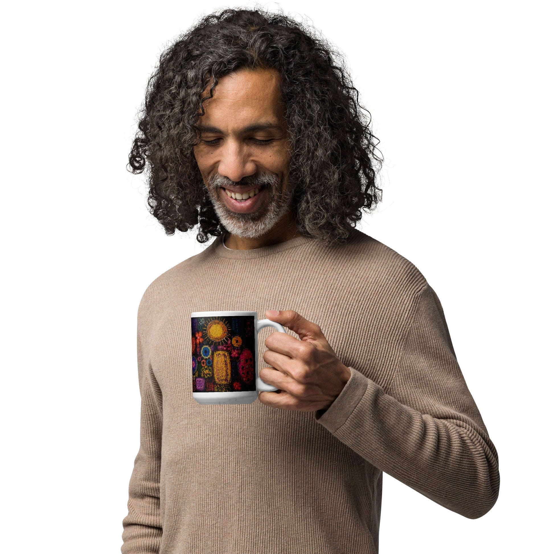 White glossy mug find your way to say it