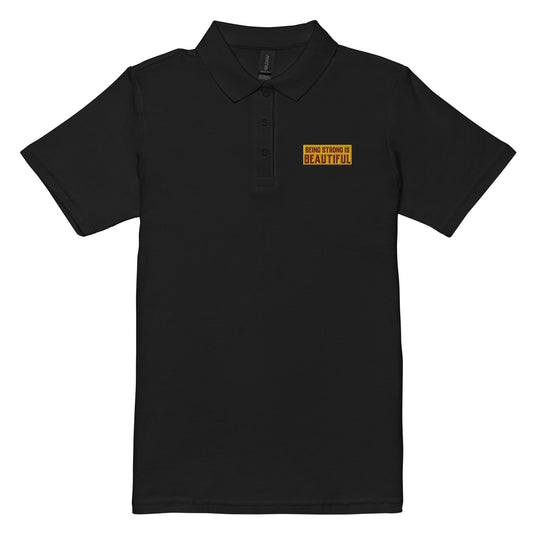 Women’s pique polo shirt find your way to say it