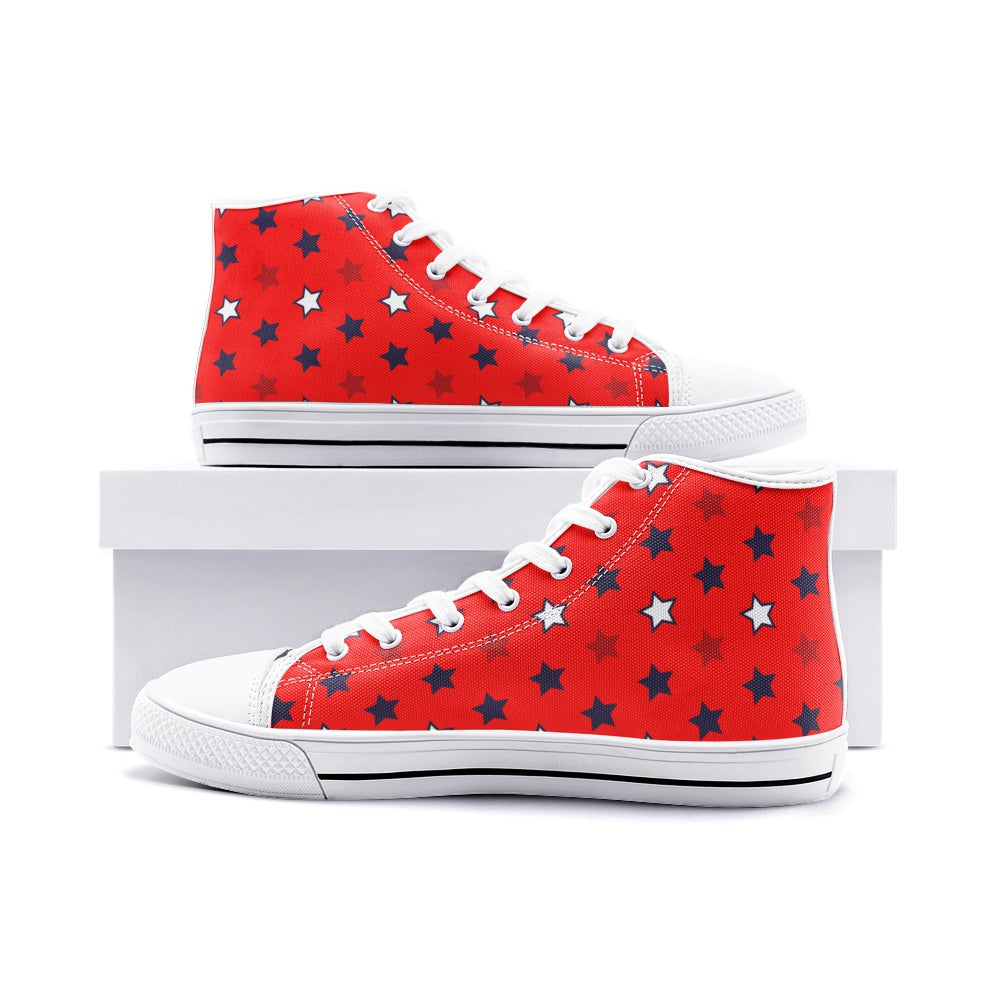 Unisex High Top Canvas Shoes Printy6