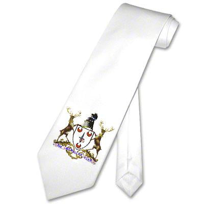 Poly Satin Matte Necktie Tsunami Personalize + DropShip