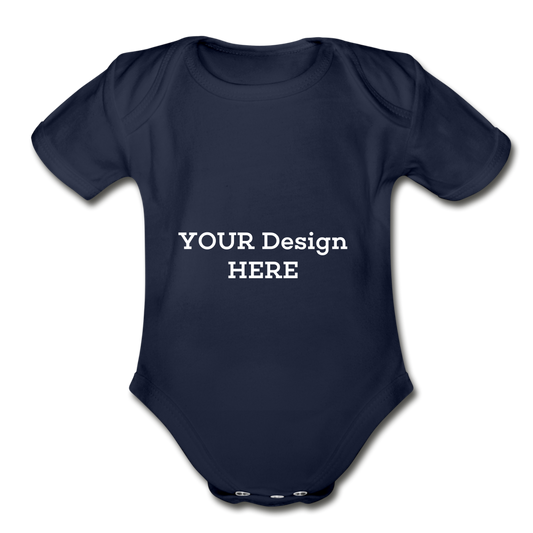 Organic Short Sleeve Baby Bodysuit SPOD